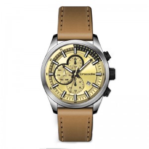 Crocodile CM-008A24H Silver Brown